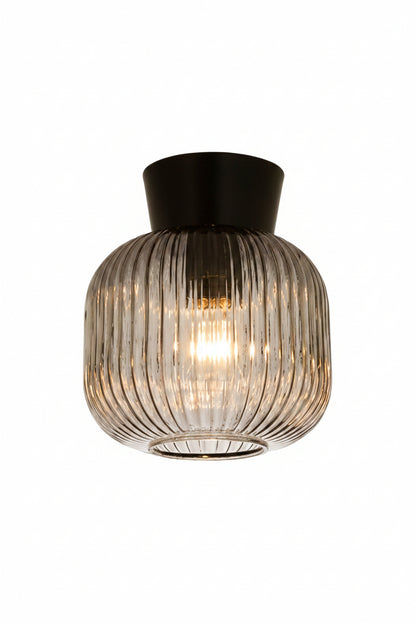 Plafond 20cm - Vanja - Svart/Rök