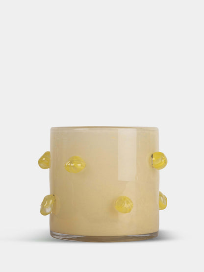 Ljuslykta Arlo M - Gul/Beige