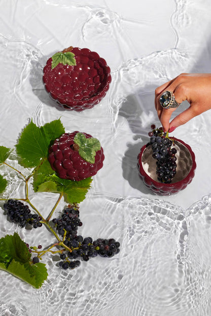 Skål Grape med lock - Lila