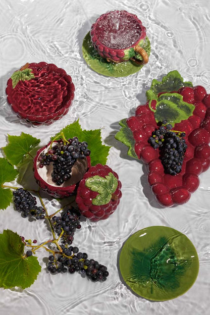 Skål Grape med lock - Lila