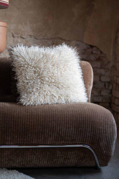 Kuddfodral 48x48cm - Curly - Offwhite