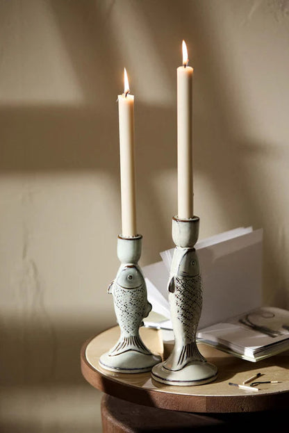 Ljusstake - 20cm - Fisk