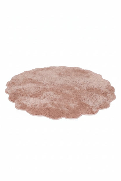 Badrumsmatta Ø90cm - Ellen - Rosa