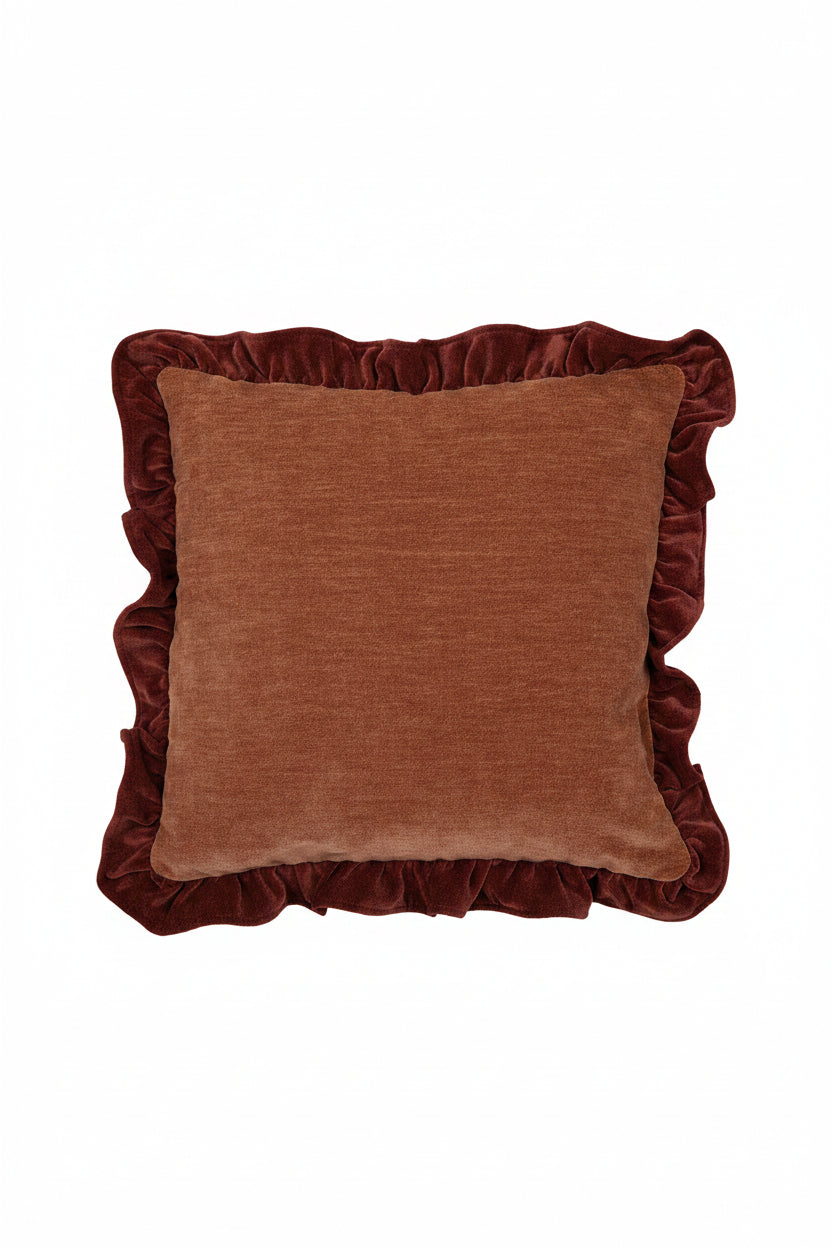 Kuddfodral 45x45cm - Selma - Vinröd