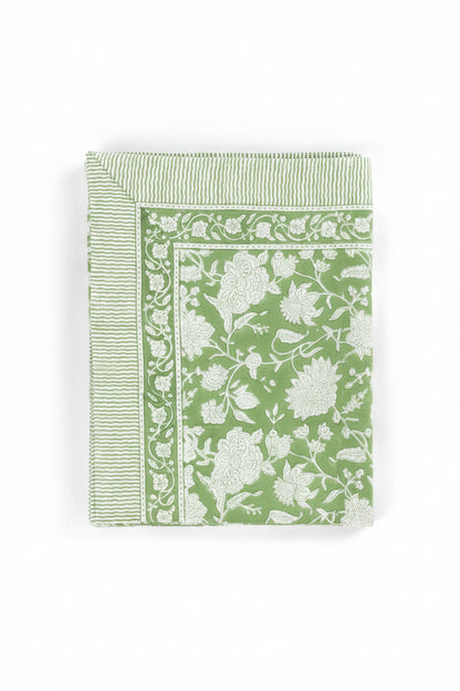 Duk 170x270cm - Indian Rose - Grön