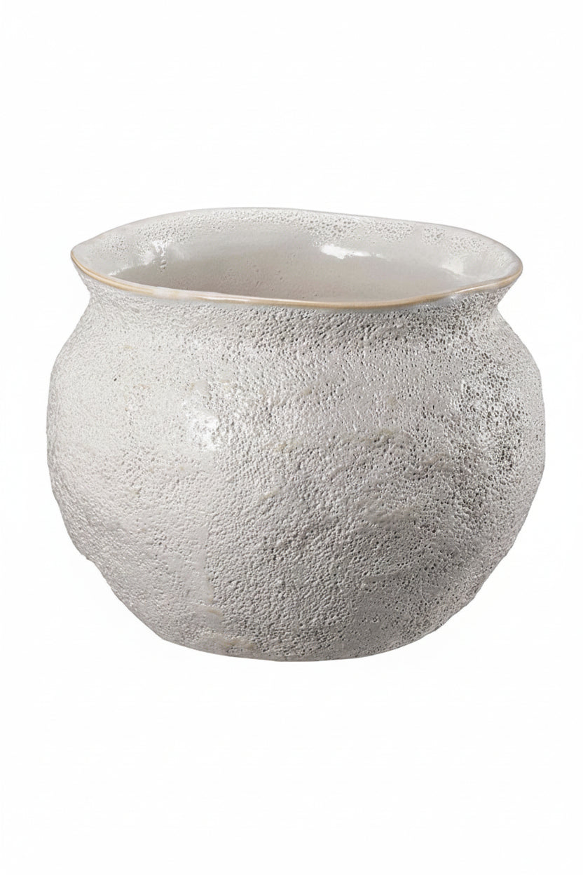 Kruka Ø17cm - Suki - Vit