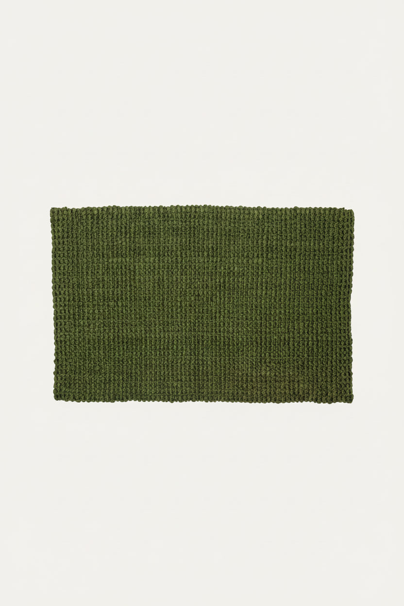 Dörrmatta Jute - Dark Green - 60x90cm - Julia