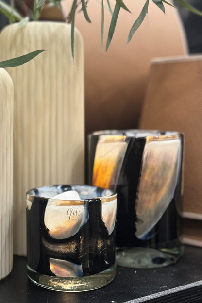 Lykta UNIK Cylinder 13cm Vit/Beige