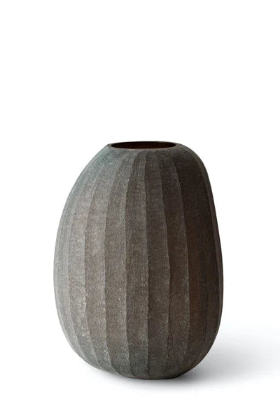 Vas 26x18cm - Organic - Smoke