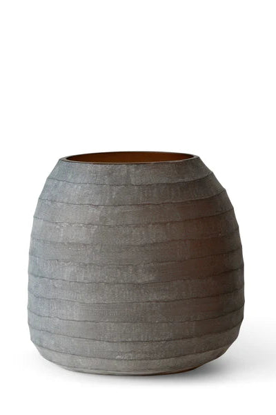 Vas 25x24cm - Organic - Smoke