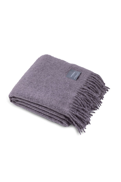 Mohairpläd - Lavender