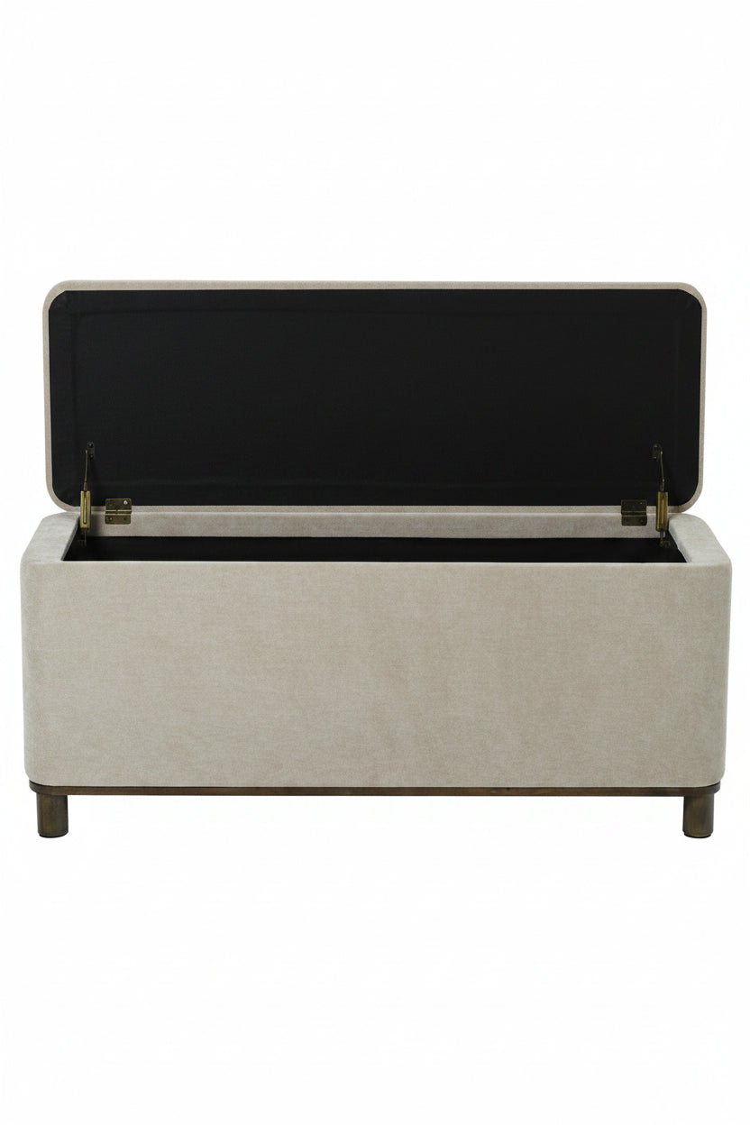 Bänk m Förvaring - SOMA - Beige