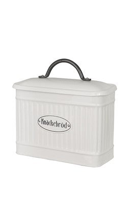 Knäckebrödsburk - Hugo - Vit