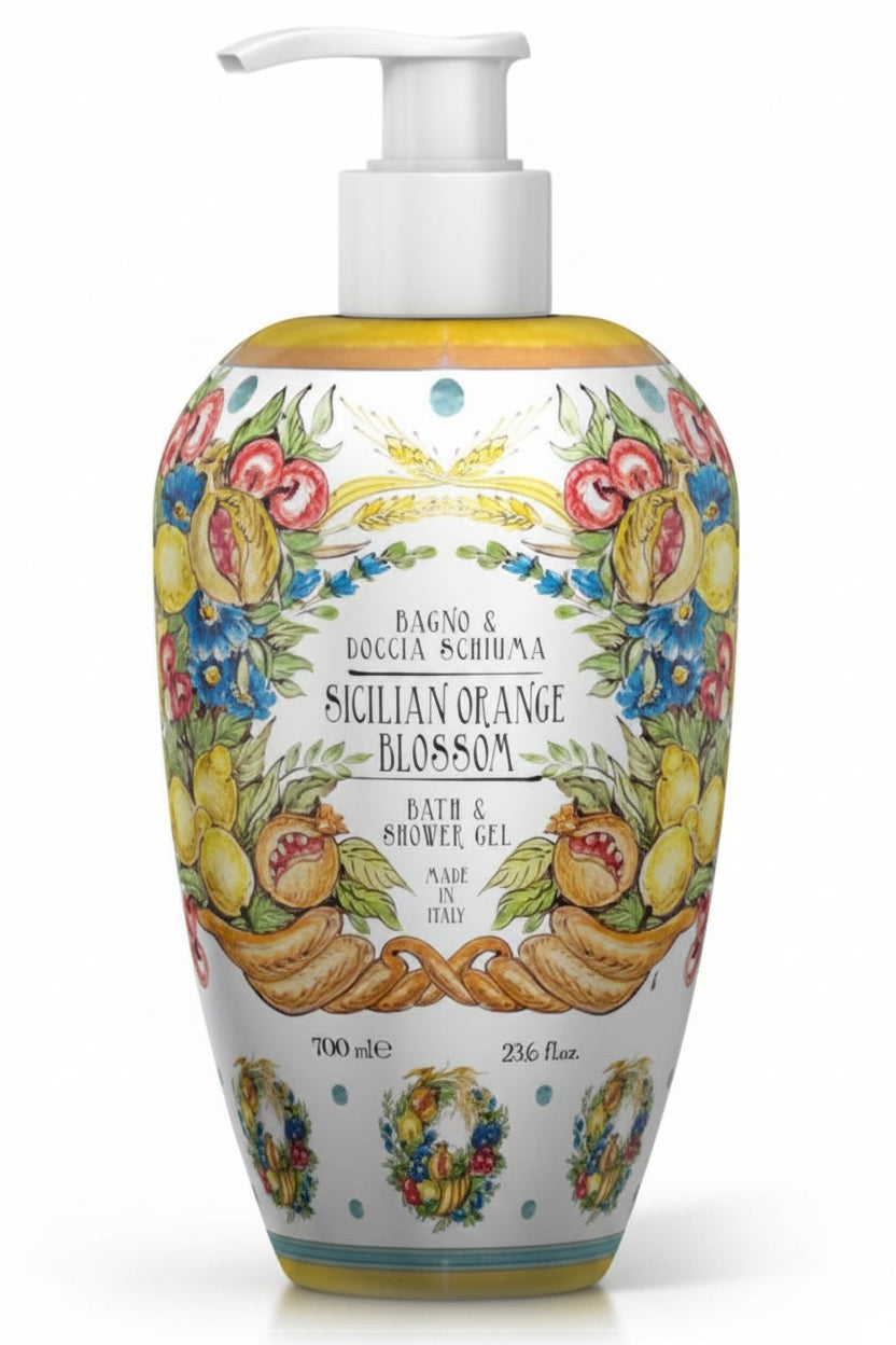 Bath And Shower Gel 700ml - Sicilian Orange Blossom