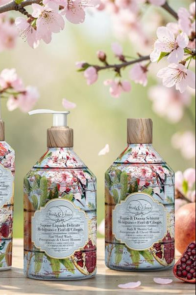Bath And Shower Gel 500ml - Pomegranate And Cherry Blossom