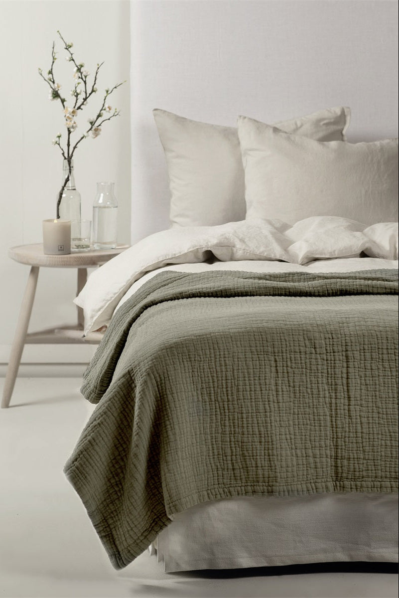 Överkast 170x250cm - Khaki