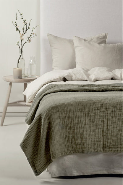 Överkast 170x250cm - Khaki