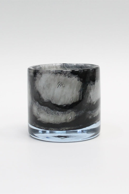 Lykta UNIK Cylinder 8.5cm Silvergrön