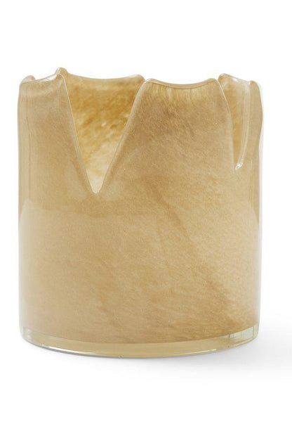 Ljuslykta - Bordo - Beige