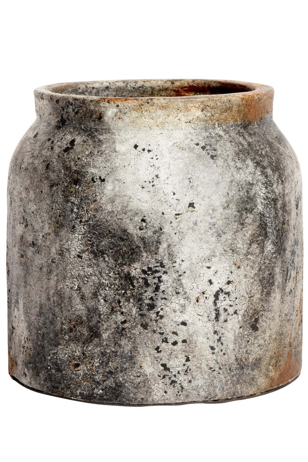 Urna 28x28cm - Echo - Rostgrå