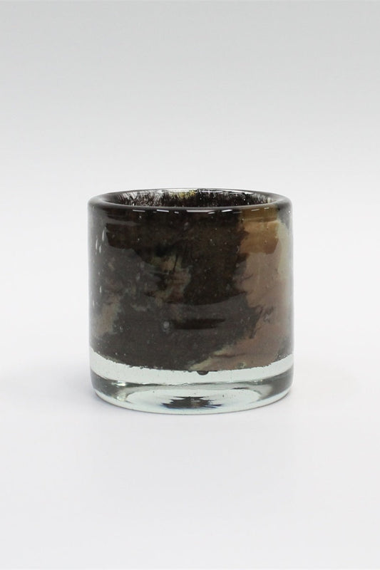 Lykta UNIK Cylinder 8.5cm Brun/Guld