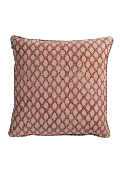 Kuddfodral 50x50cm - Cypress - Röd