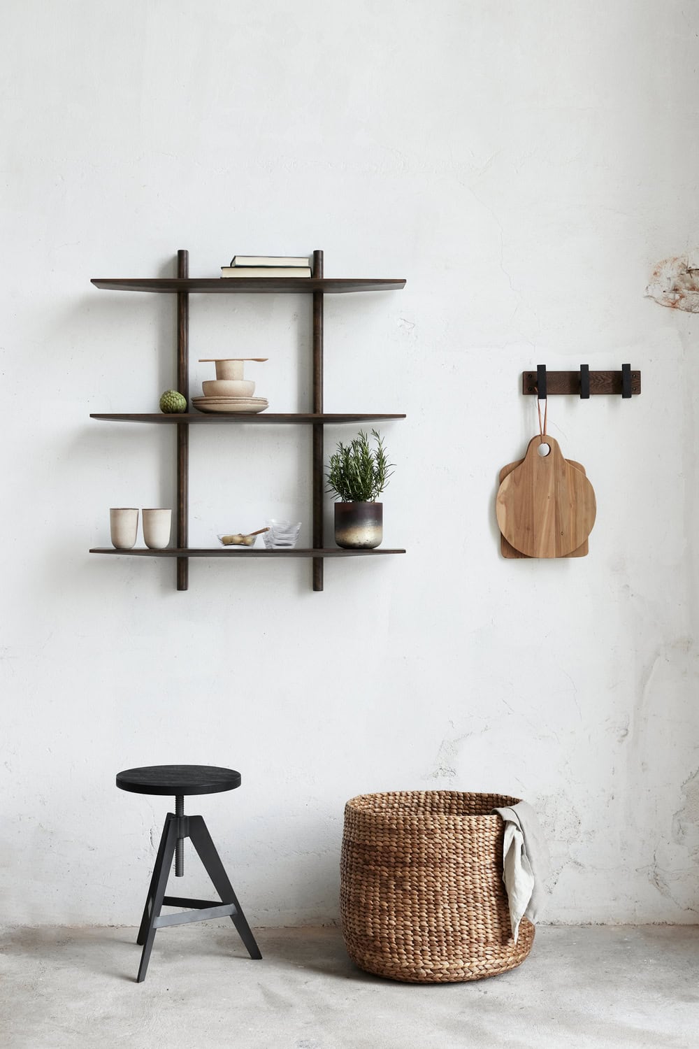Hylla - Noir - Large - Smoked Oak
