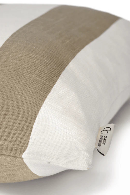 Kuddfodral 40x60cm - Striped - Beige