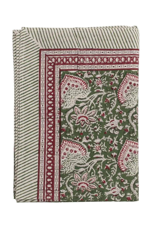 Duk 170x270cm - Oriental - Grön