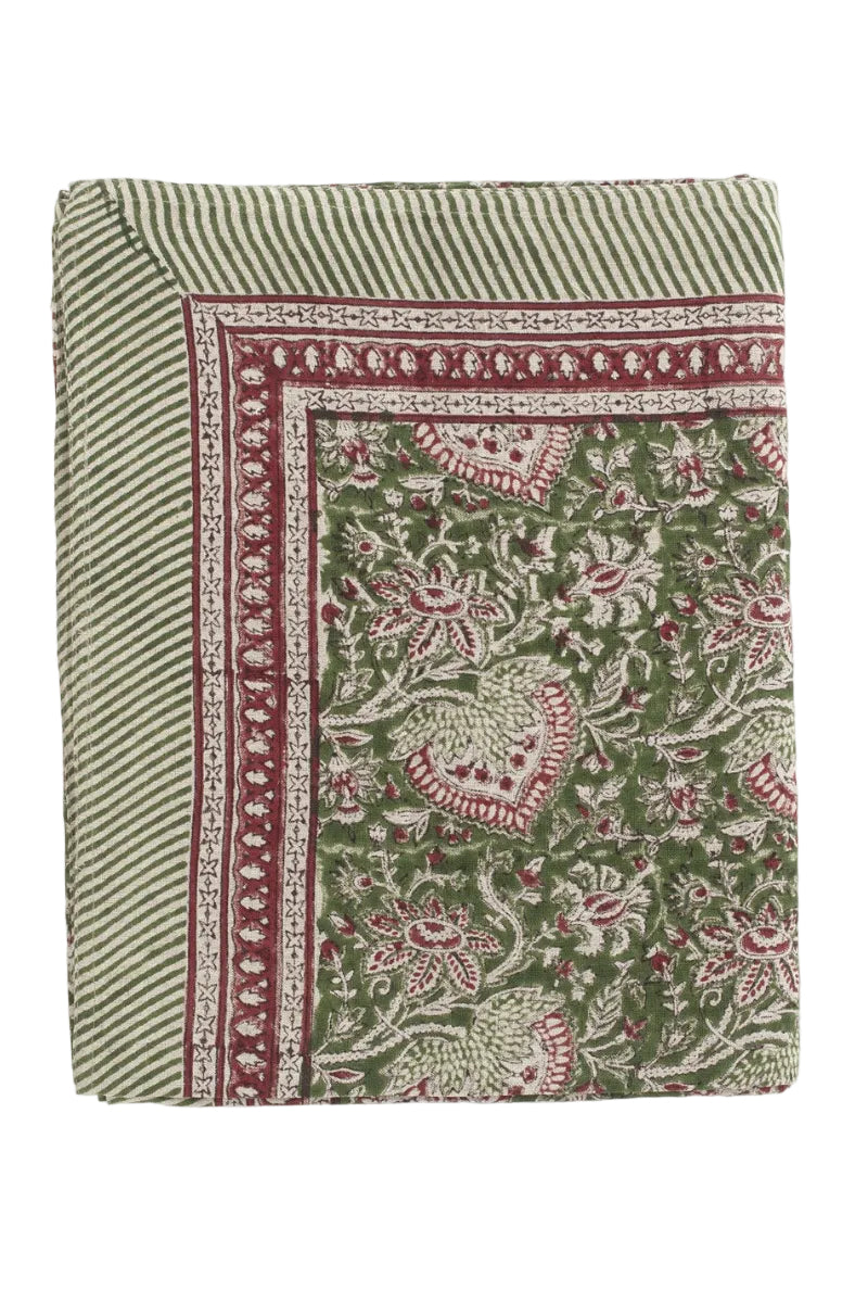 Duk 150x230cm - Oriental - Grön