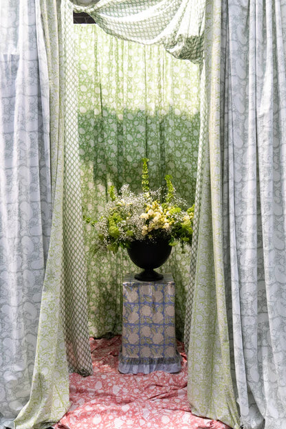 Duk 170x270cm - Indian Rose - Grön