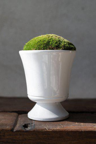 Kruka på Fot - Meryl - 16x19cm - Vit