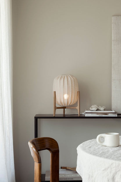 Bordslampa 42cm - Ek/Natur