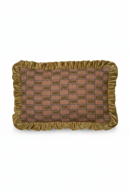 Kuddfodral 40x60cm - Block - Aubergine