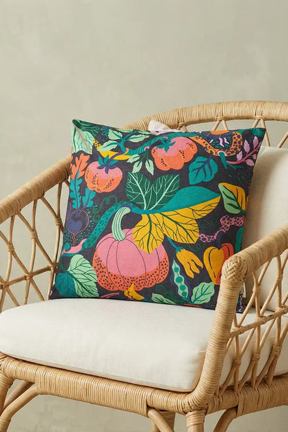 Kuddfodral 50x50cm - Heritage Garden - Svart