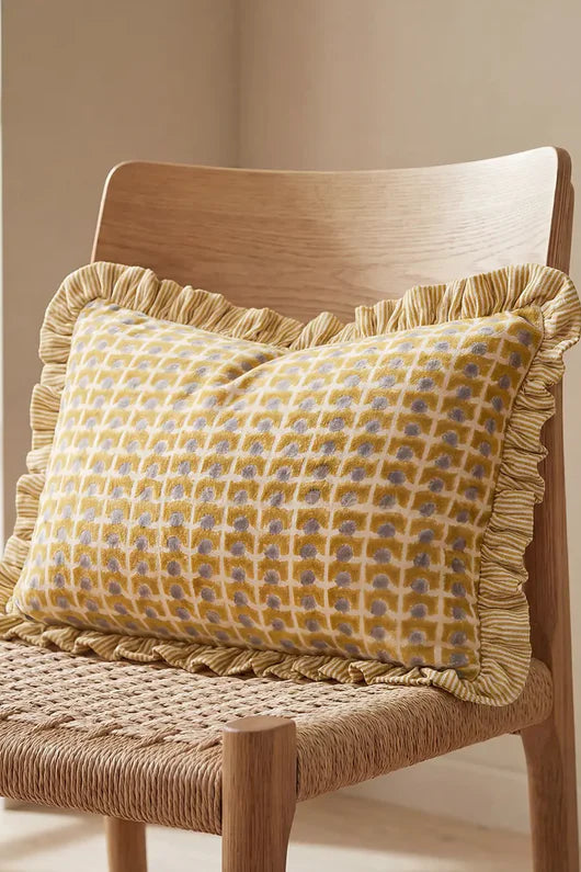 Kuddfodral 40x60cm - Ripple - Gul