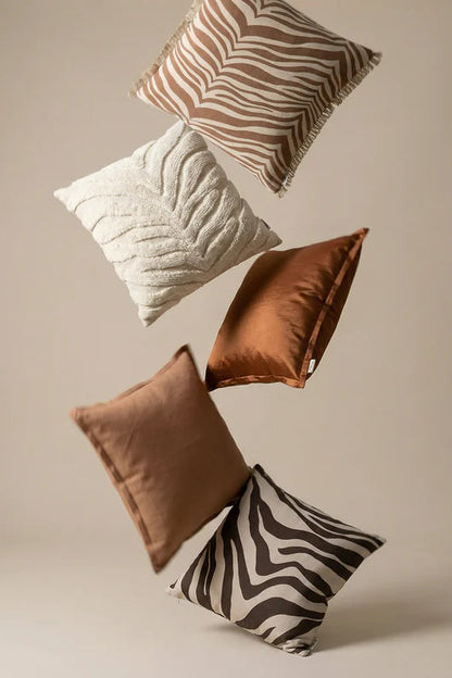 Kuddfodral 50x50cm - Zebra - Glazed Ginger