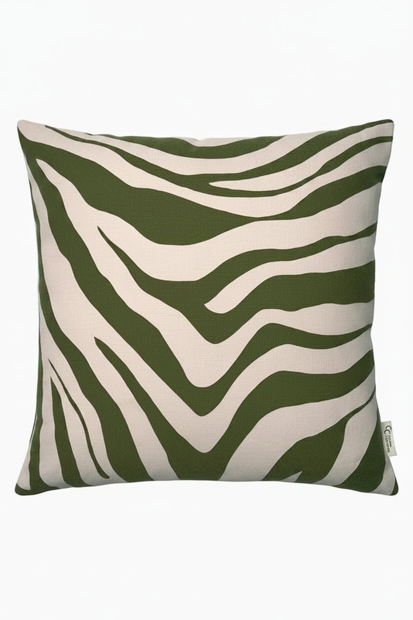 Kuddfodral 50x50cm - Savannah - Grön/Offwhite