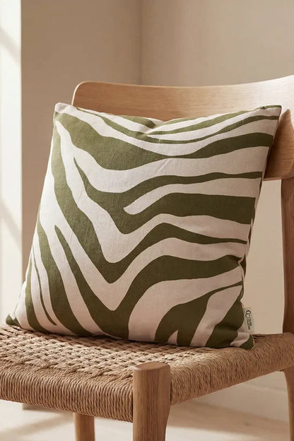 Kuddfodral 50x50cm - Savannah - Grön/Offwhite