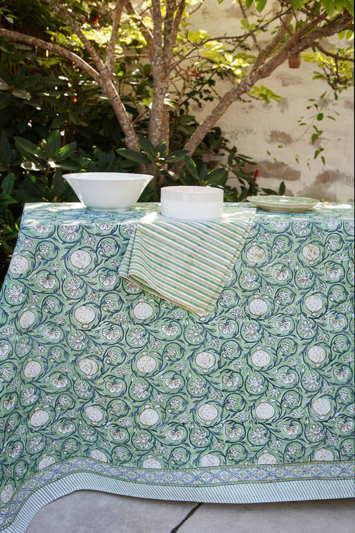 Duk 170x400cm - Tangier Pomegranate - Grön