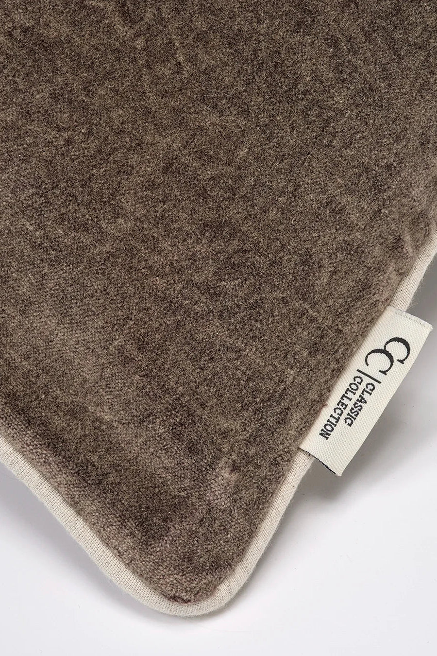 Kuddfodral 50x50cm - Velvet - Stonewash Brown