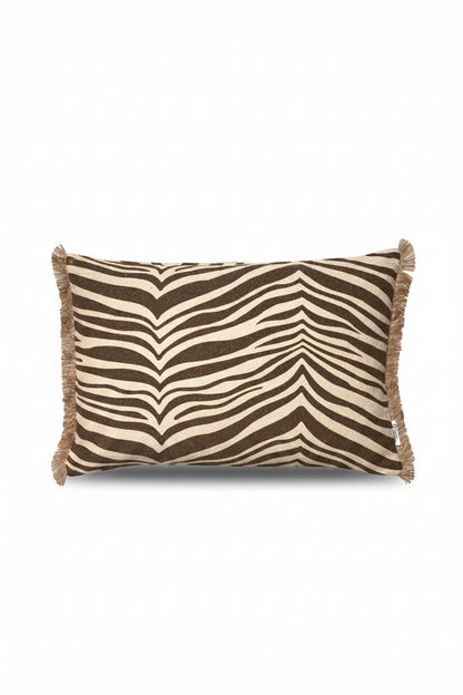 Kuddfodral 40x60cm - Zebra - Brun