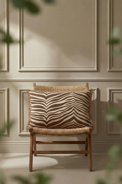 Kuddfodral 40x60cm - Zebra - Brun
