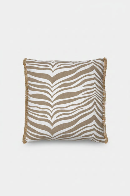 Kuddfodral 50x50cm - Zebra - Simply Taupe