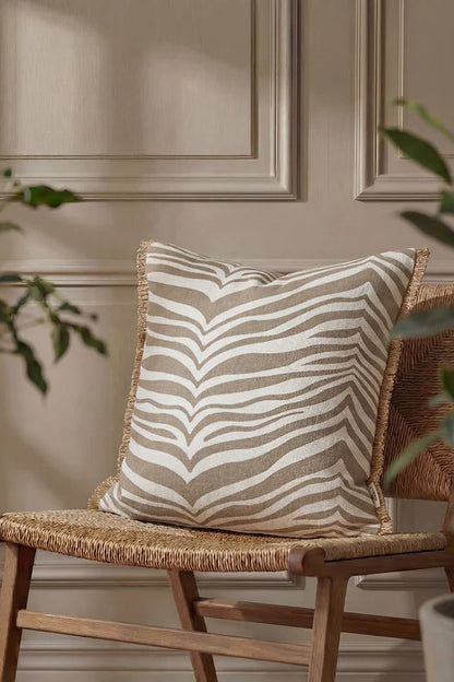Kuddfodral 50x50cm - Zebra - Simply Taupe