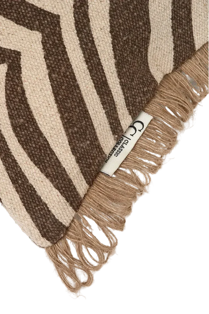Kuddfodral 50x50cm - Zebra - Brun
