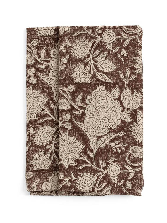 Linneservetter 2-pack - Indian Rose - Brun