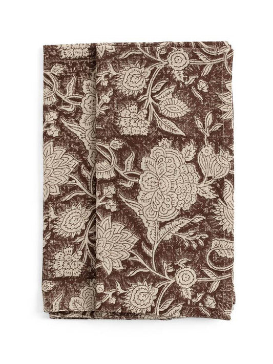 Linneservetter 2-pack - Indian Rose - Brun