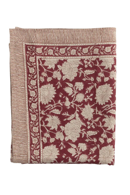 Duk 150x230cm - Indian Rose - Röd