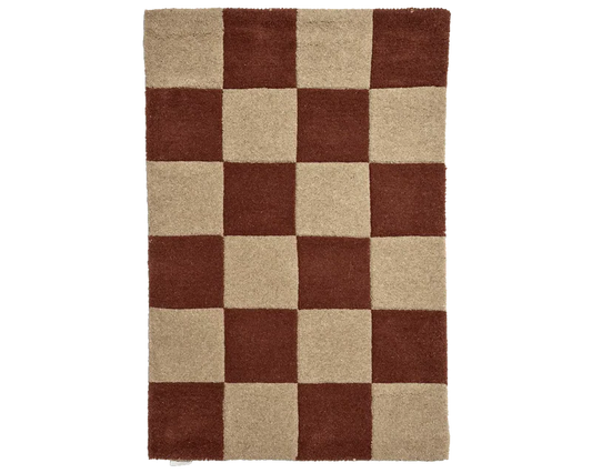 Dörrmatta 60x90cm - Terracotta/Natur